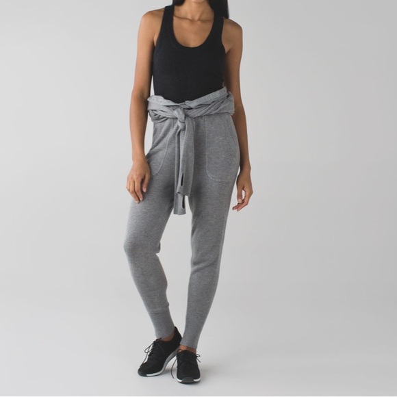 Lululemon Bundle Up Ur Bundas Onesie Heathered Medium Grey Sweater One Piece - Picture 5 of 8